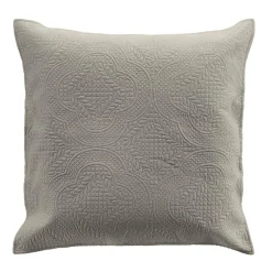 douceur d'intu017drieur Couvre-lit matelassé et deux taies d'oreiller (240 x 260 cm) Romane Gris New