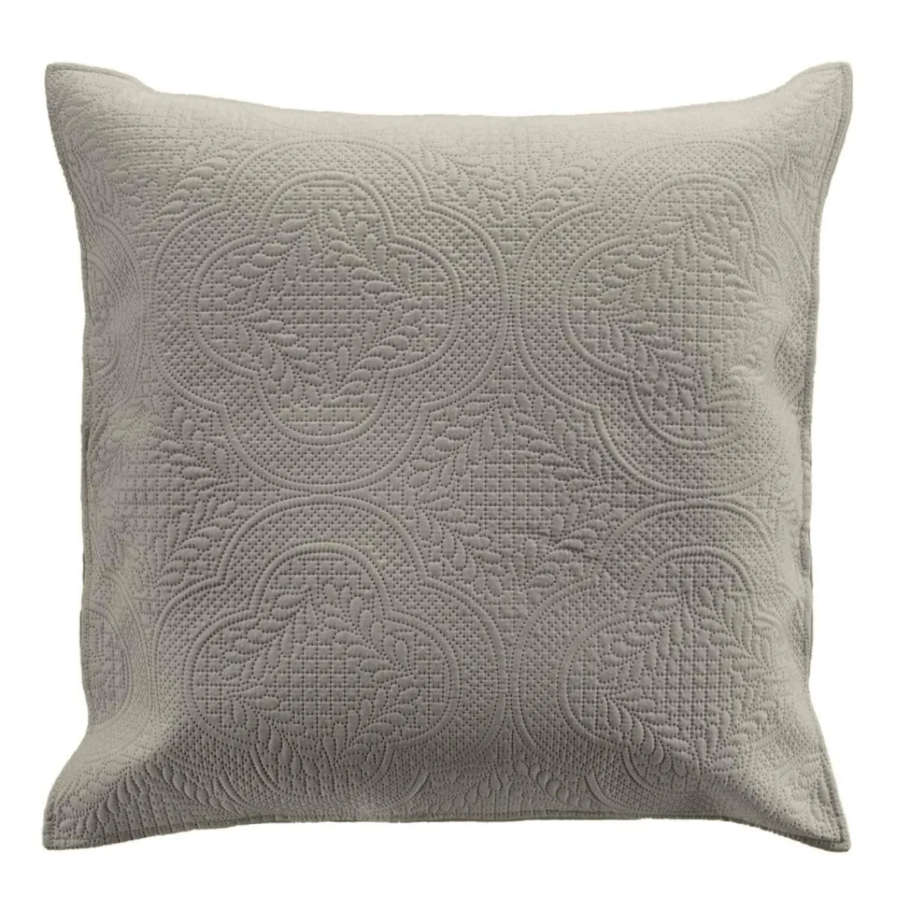 douceur d'intu017drieur Couvre-lit matelassé et deux taies d'oreiller (240 x 260 cm) Romane Gris New