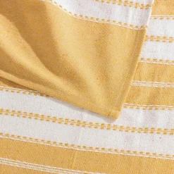 DOUCEUR D'INTERIEUR Couvre-lit polycoton (180 x 220 cm) Abby curry Jaune Sale
