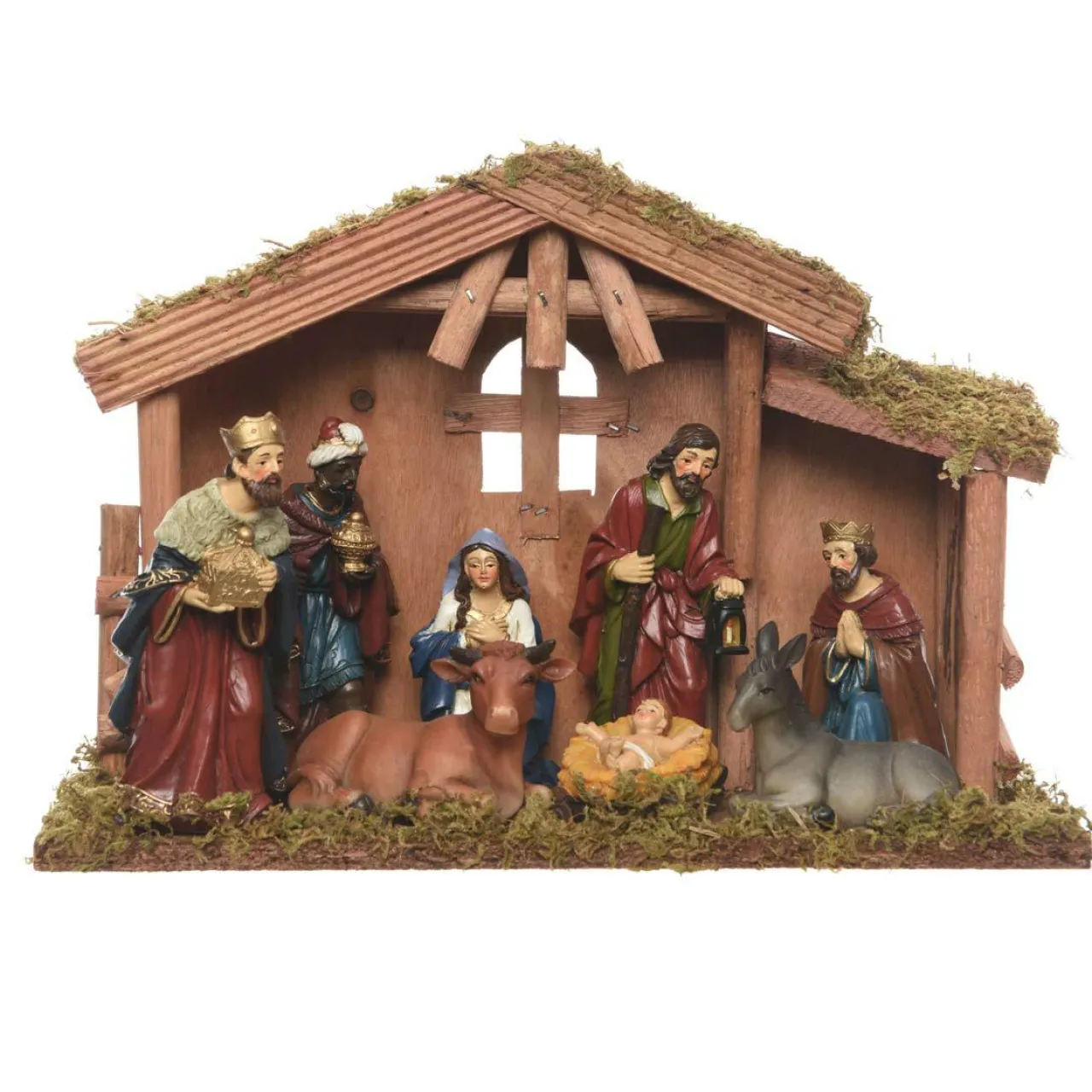 KAEMINGK Crèche de Noël complète (H21 cm) Saint-Daniel New