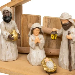 JJA Crèche de Noël complète (H30 cm) Sainte-Carmen Naturel Online