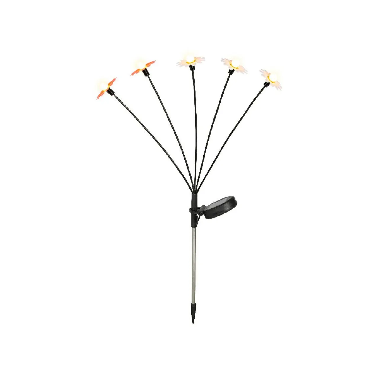 KAEMINGK Décoration lumineuse Solaire à piquer au sol (H60 cm) Marguerites et blanc chaud Rouge Sale