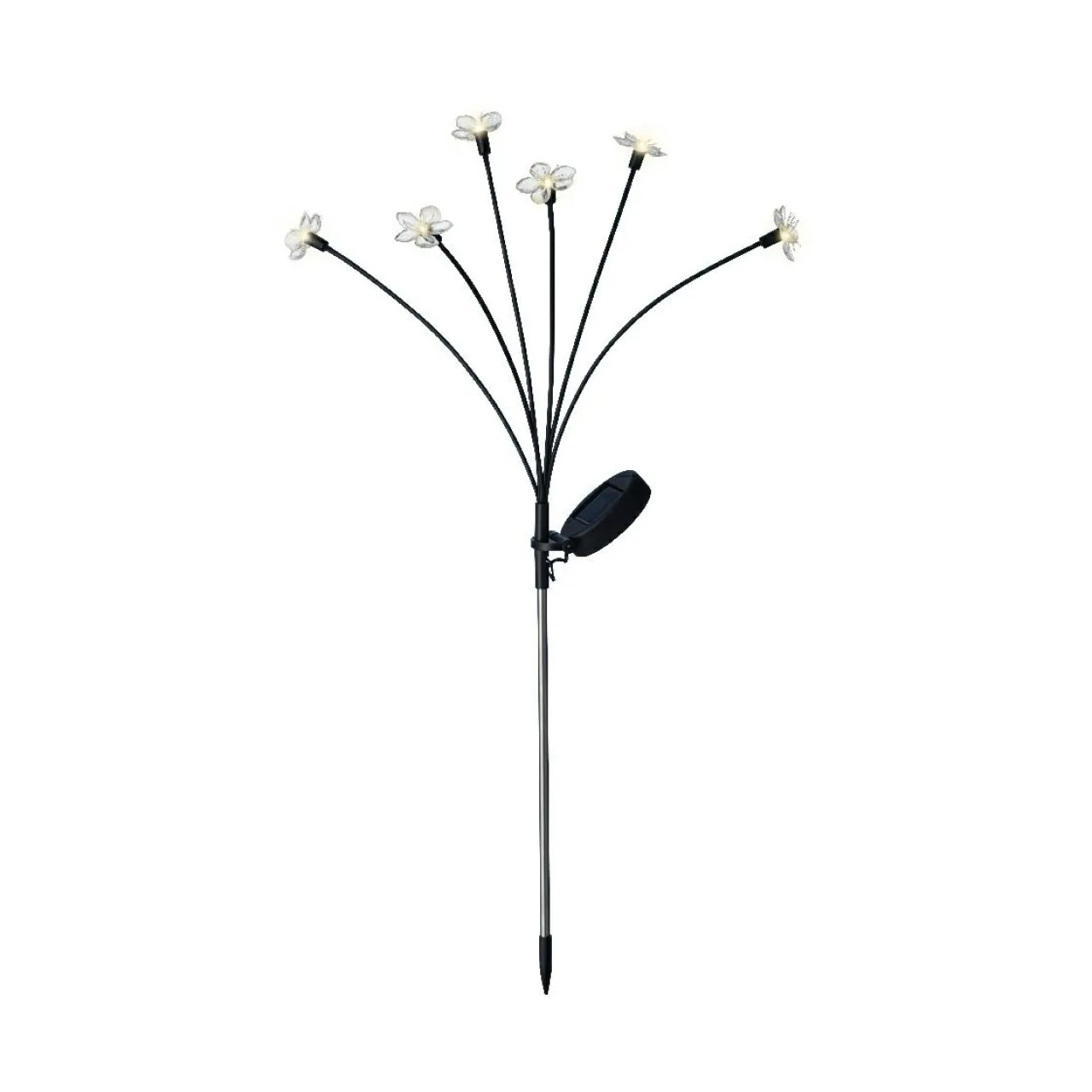 KAEMINGK Décoration lumineuse Solaire à piquer au sol (H70 cm) Flowers Blanc chaud Online
