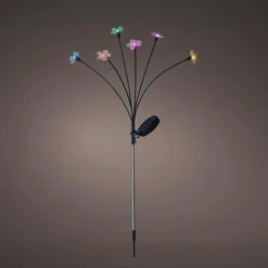 KAEMINGK Décoration lumineuse Solaire à piquer au sol (H70 cm) Flowers Multicolore Best