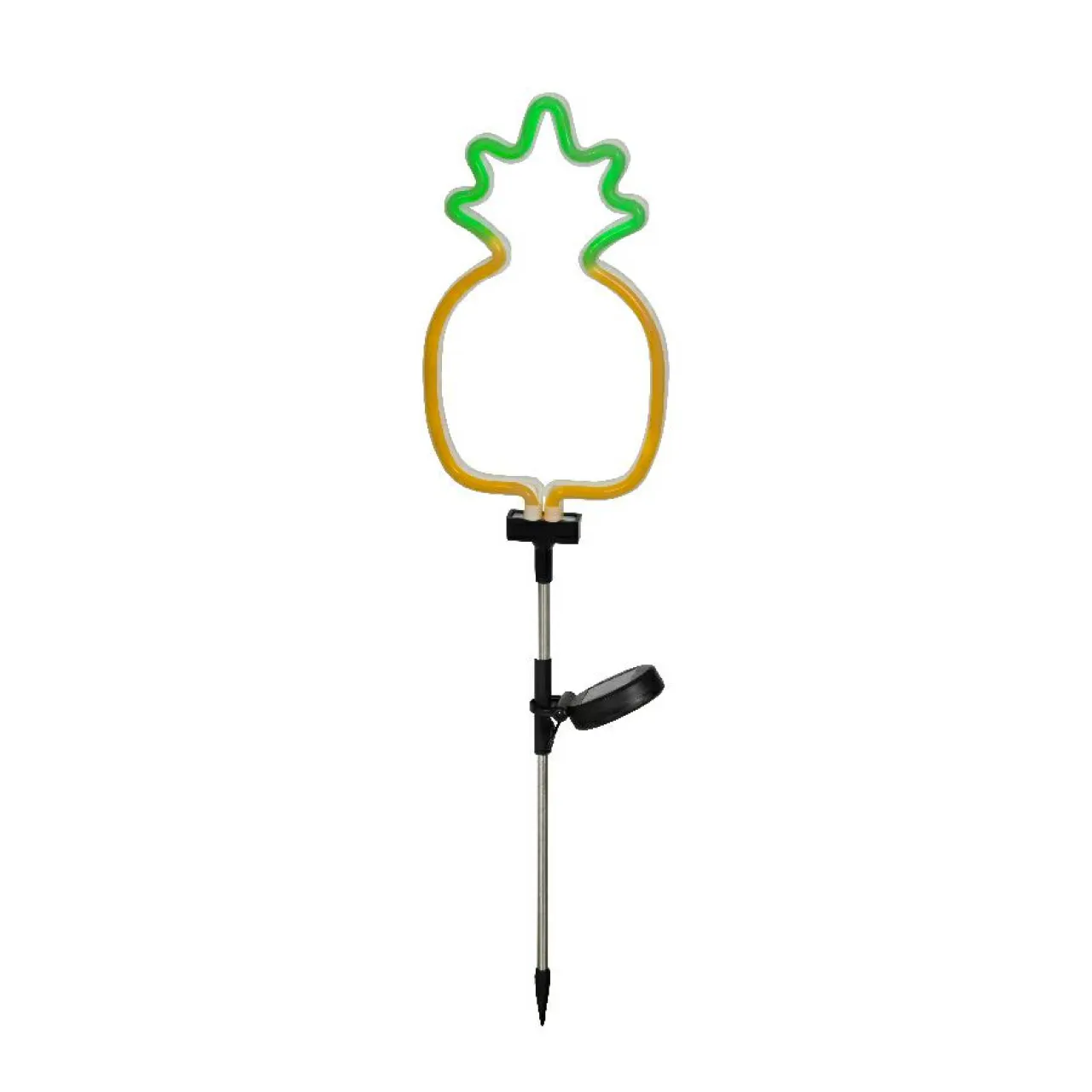 KAEMINGK Décoration lumineuse Solaire à piquer au sol (H74 cm) Ananas néon Jaune Clearance