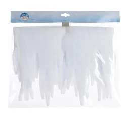 KAEMINGK Décor de Noël pour fenêtre (L200 cm) Stalactite Blanc Best