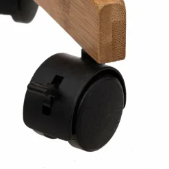 ATMOSPHERA Desserte de cuisine 3 niveaux (H80 cm) Noir Discount