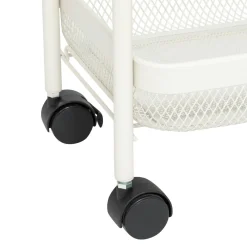 5 Five Simply Smart Desserte à roulettes 3 niveaux en métal (H75 cm) Mayaj Beige Best