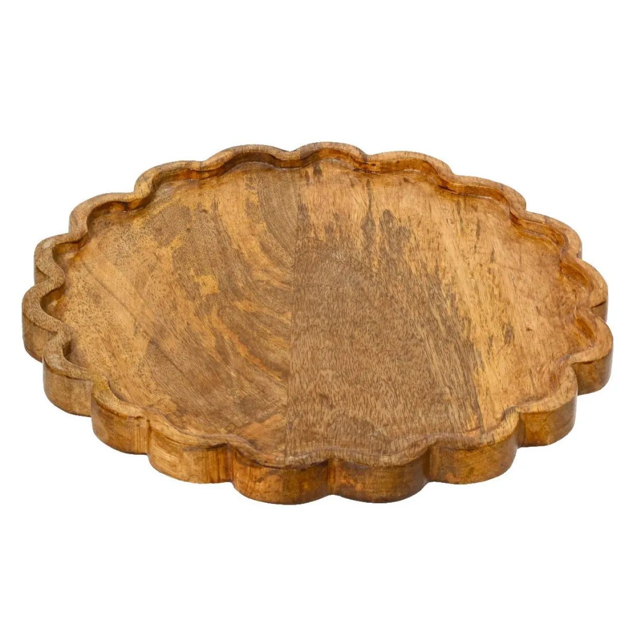 KAEMINGK Dessous d'assiette en manguier (D30 cm) Esprit campagne Naturel Bois