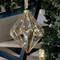 KAEMINGK Diamant lumineux à piles 15 LED (H20 cm) Vintage /blanc chaud Or Online