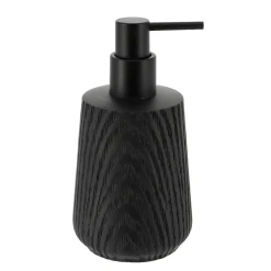 TENDANCE Distributeur de savon effet bois (350 ml) Scandi Noir Best