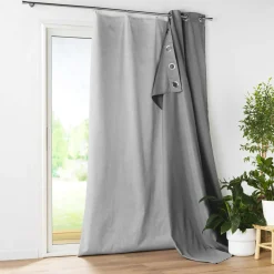DOUCEUR D'INTERIEUR Doublure thermique pour rideau (130 x 230 cm) Cover Gris Clearance