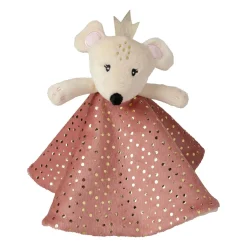 OSTARIA Doudou bébé (26 cm) Souris Rose Outlet