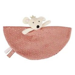 OSTARIA Doudou bébé (26 cm) Souris Rose Outlet