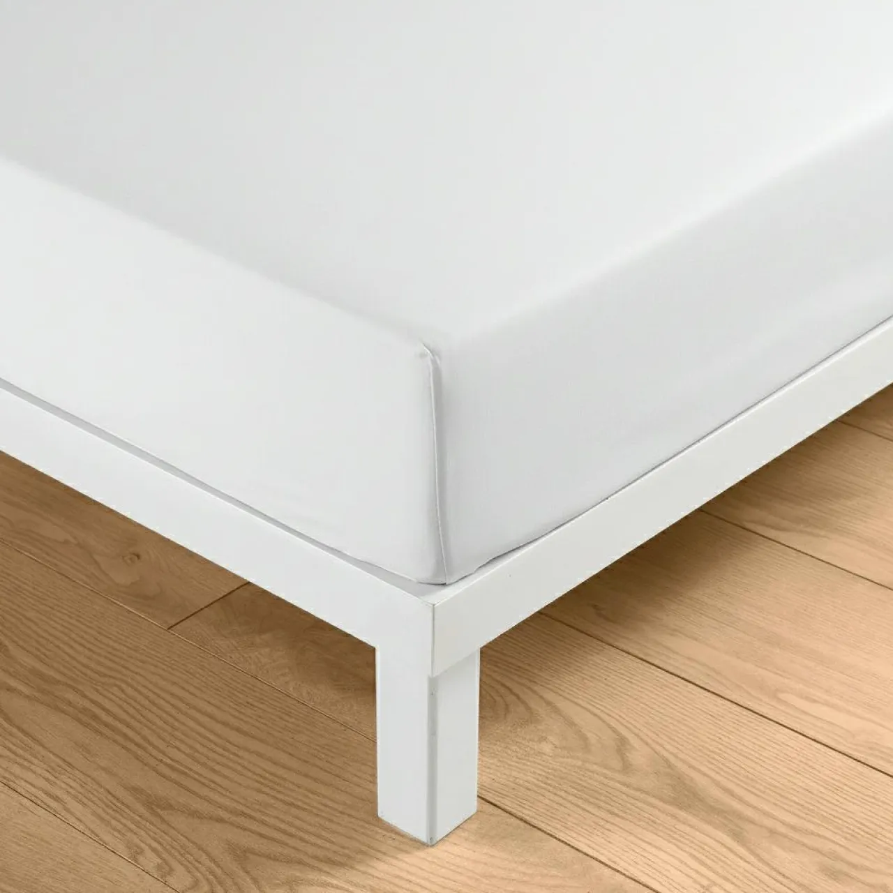 douceur d'intu017drieur Drap housse coton lavé (160 x 200 cm) Linella Blanc Online