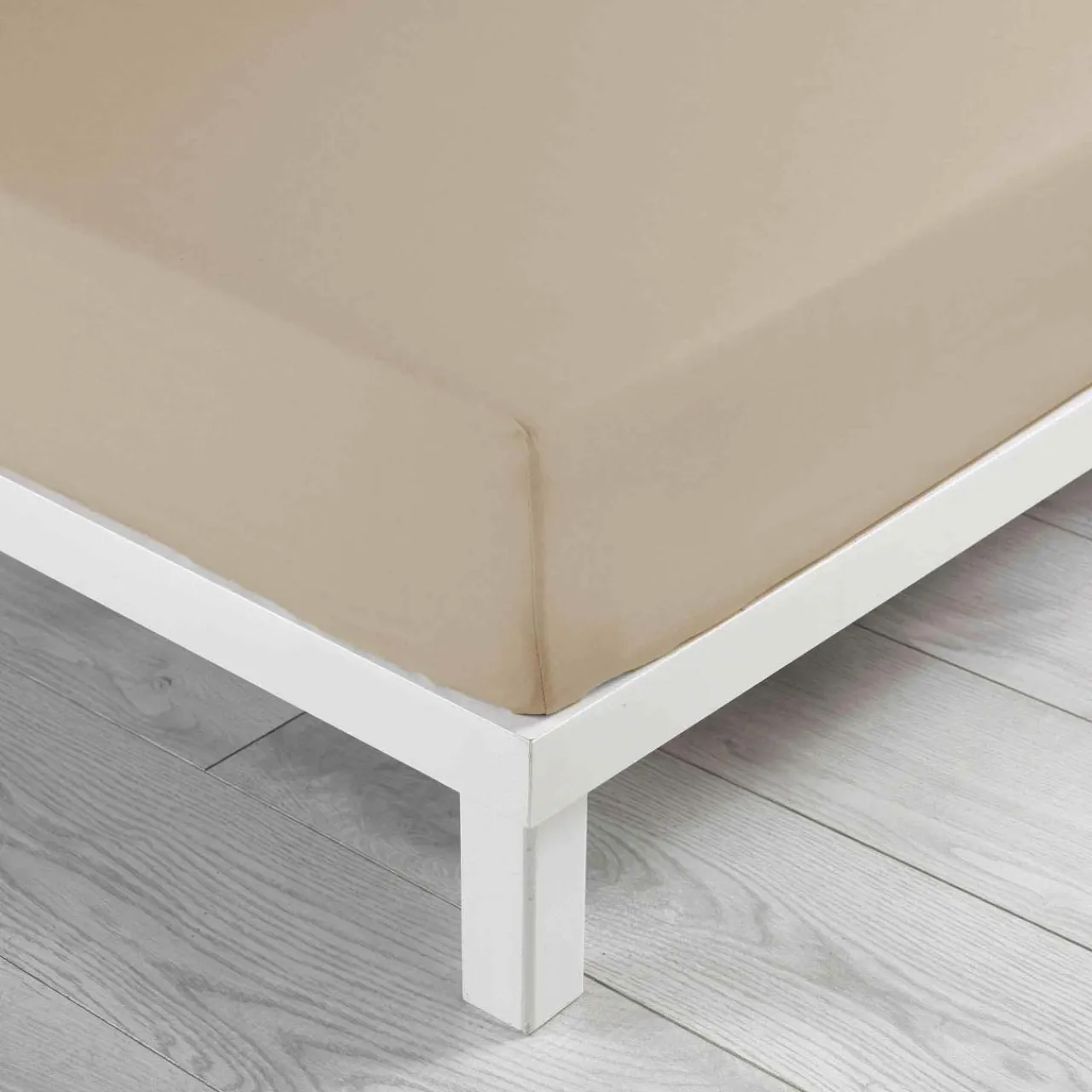 DOUCEUR D'INTERIEUR Drap housse coton lavé (140 x 190 cm) Linette Beige Outlet