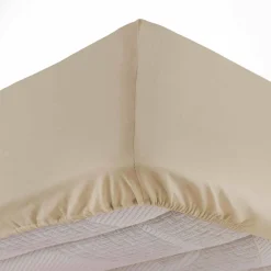 DOUCEUR D'INTERIEUR Drap housse coton lavé (140 x 190 cm) Linette Beige Outlet