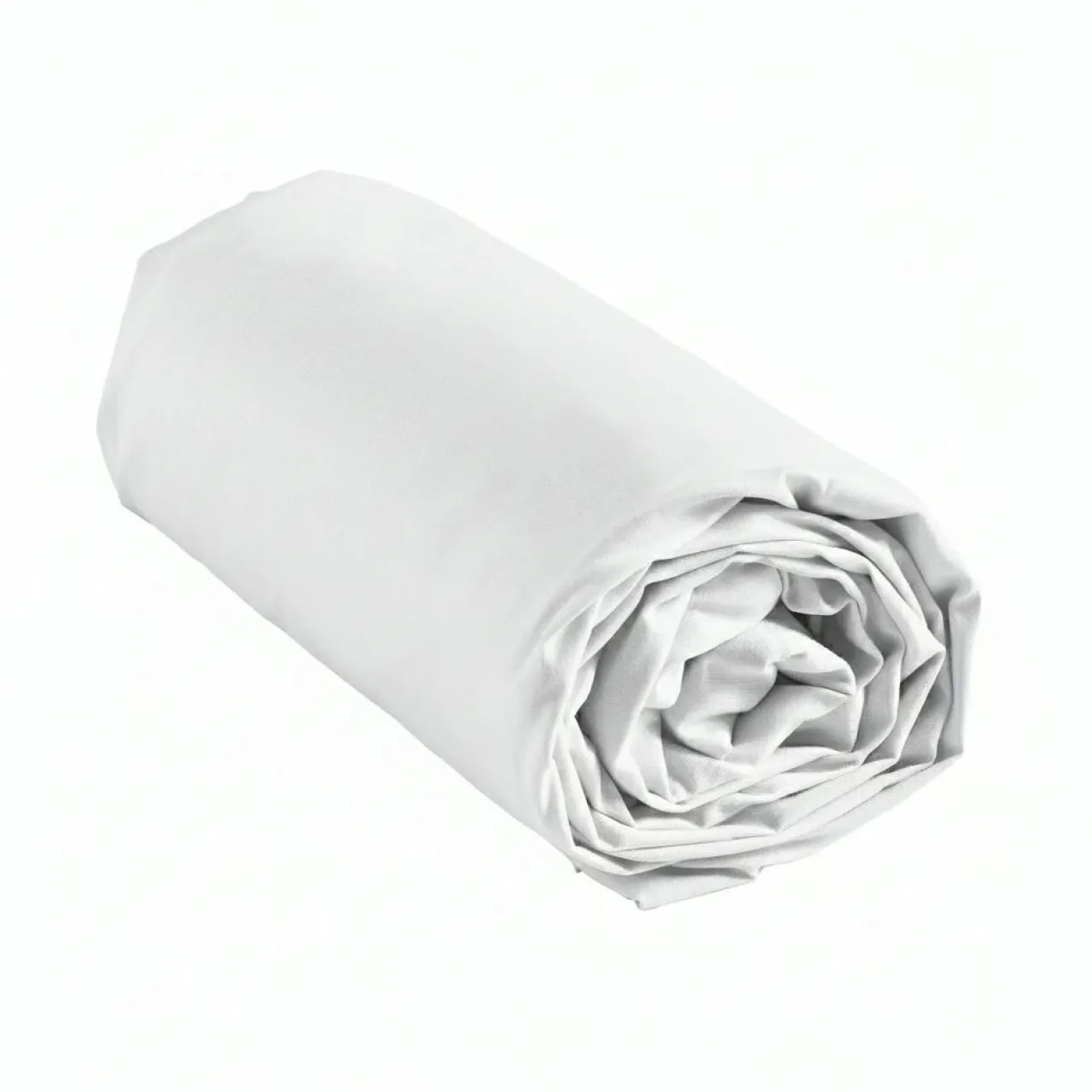 douceur d'intu017drieur Drap housse coton lavé (140 x 190 cm) Linella Blanc Hot