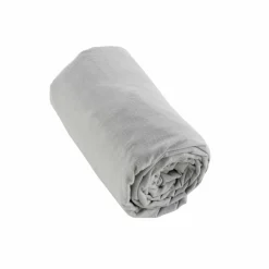 EMINZA Drap housse flanelle de coton (140 x 190 cm) Théa Gris clair Online