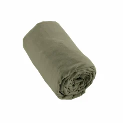 EMINZA Drap housse flanelle de coton (140 x 200 cm) Nina Vert romarin Clearance