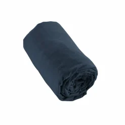 EMINZA Drap housse flanelle de coton (90 x 190 cm) Théa Bleu nuit New