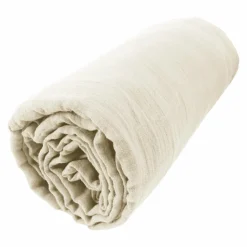 EMINZA Drap housse gaze de coton (180 x 200 cm) Gaïa pampa Beige Online