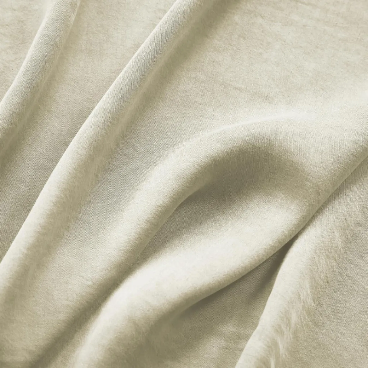 EMINZA Drap housse lyocell Tencel™ lavé (200 x 200 cm) Olivia pampa Beige Sale