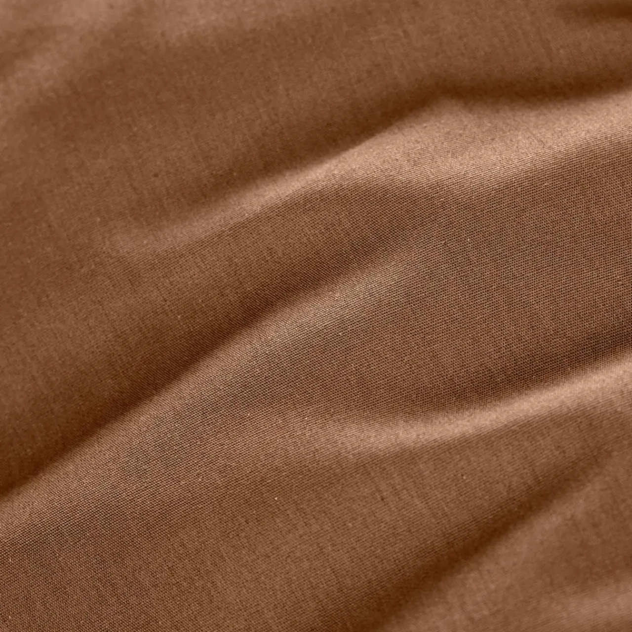 EMINZA Drap housse percale de coton (140 x 190 cm) Cali Marron Chocolat Online