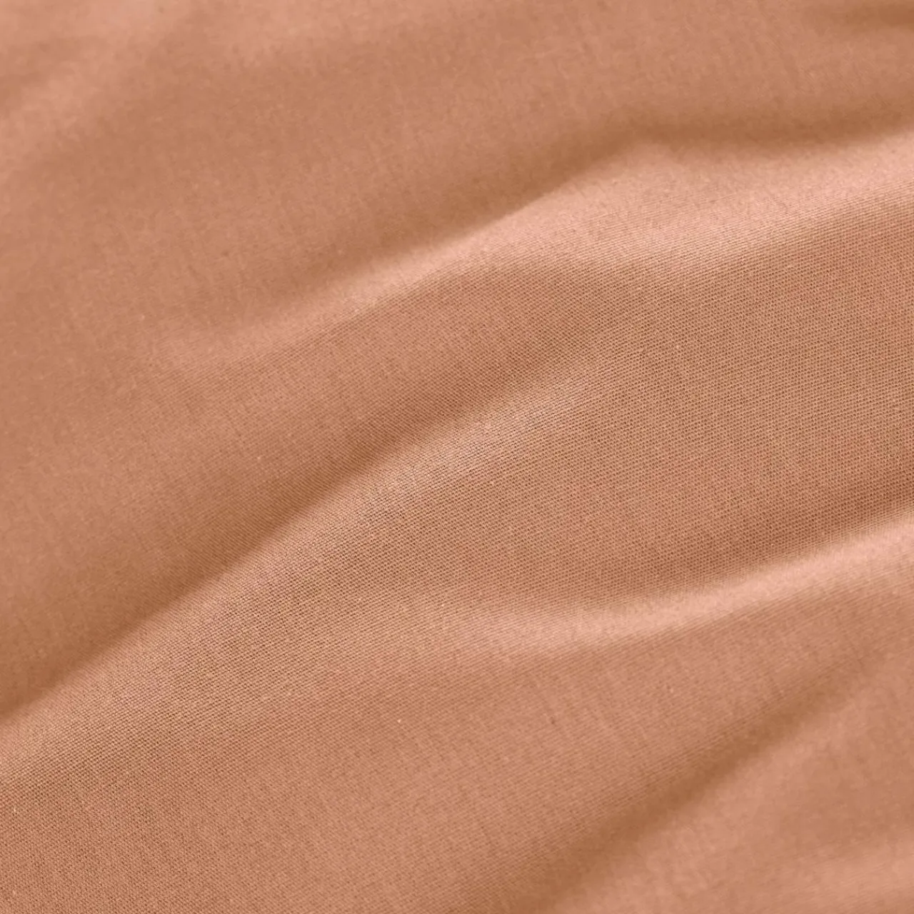 EMINZA Drap housse percale de coton (200 x 200 cm) Cali Rose Pêche New