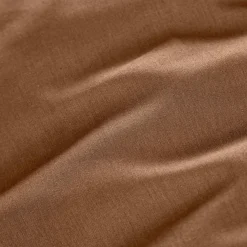 EMINZA Drap housse percale de coton (90 x 190 cm) Cali Marron Chocolat Best