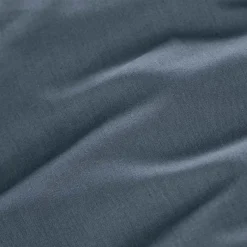 EMINZA Drap housse percale de coton (90 x 200 cm) Cali Bleu marine Clearance