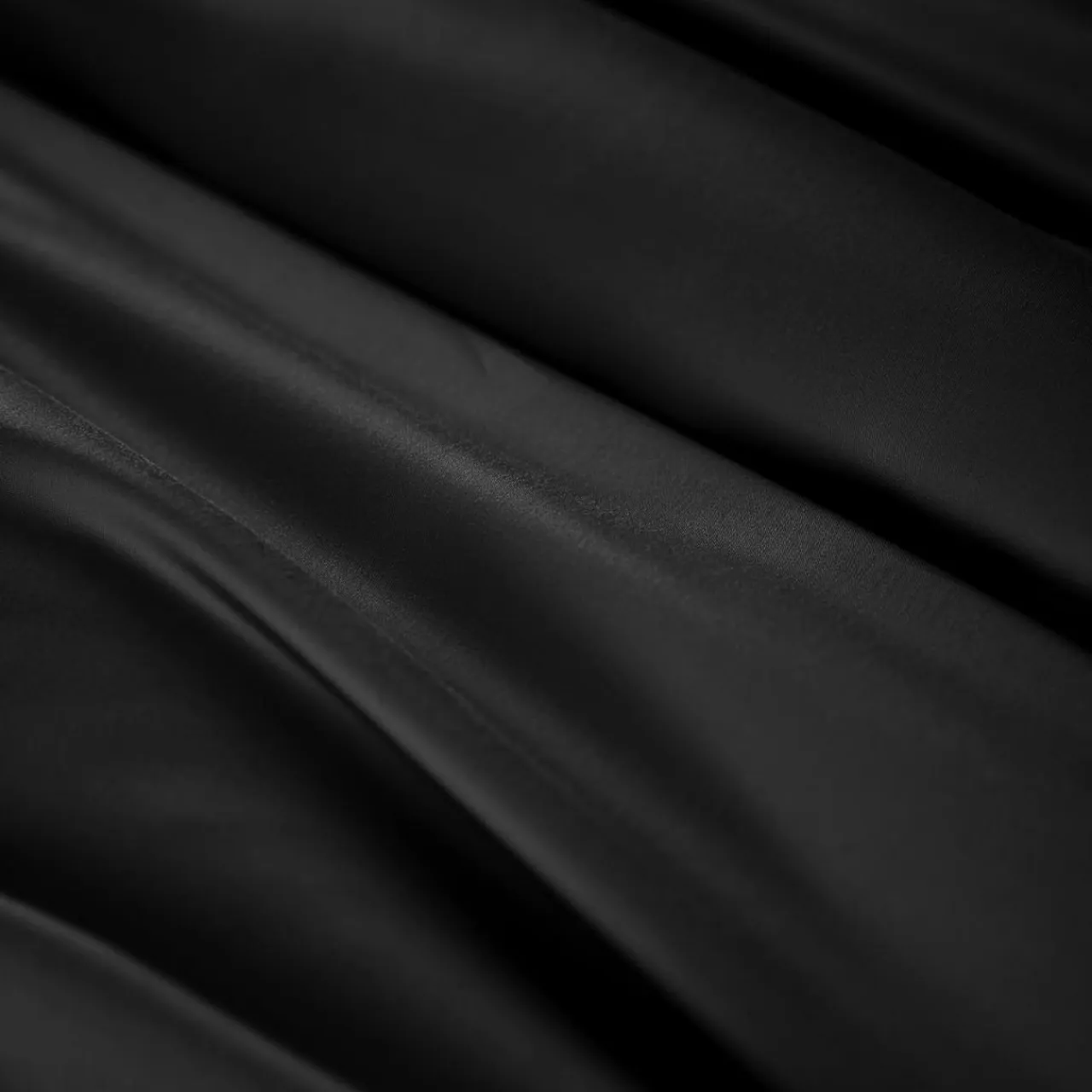 EMINZA Drap housse satin de bambou (160 x 200 cm) Sienna Noir Outlet
