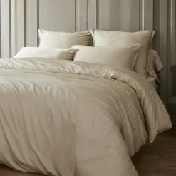 EMINZA Drap housse satin de bambou (140 x 190 cm) Sienna Beige Online
