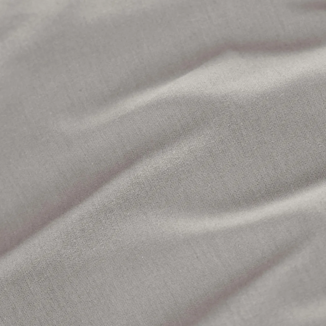 EMINZA Drap plat percale de coton (240 x 300 cm) Cali Gris clair Online