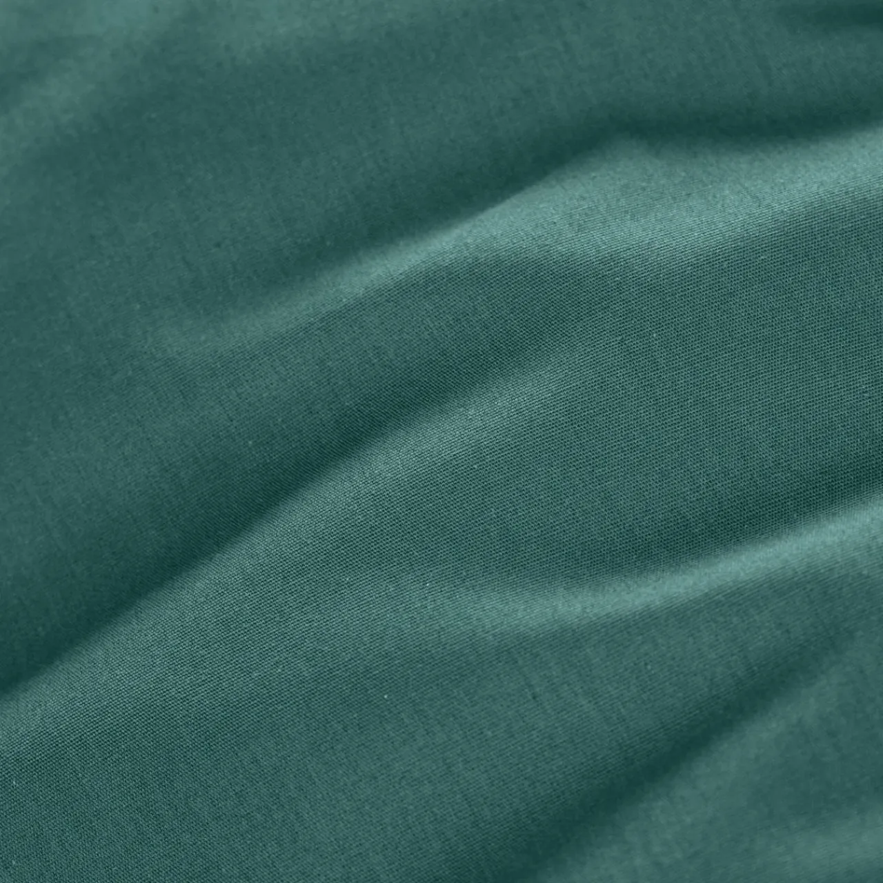 EMINZA Drap plat percale de coton (180 x 290 cm) Cali Bleu canard Sale