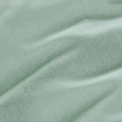 EMINZA Drap plat percale de coton (270 x 300 cm) Cali Vert Eucalyptus Best