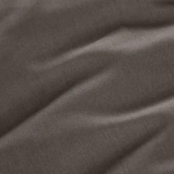 EMINZA Drap plat percale de coton (270 x 300 cm) Cali Gris Anthracite