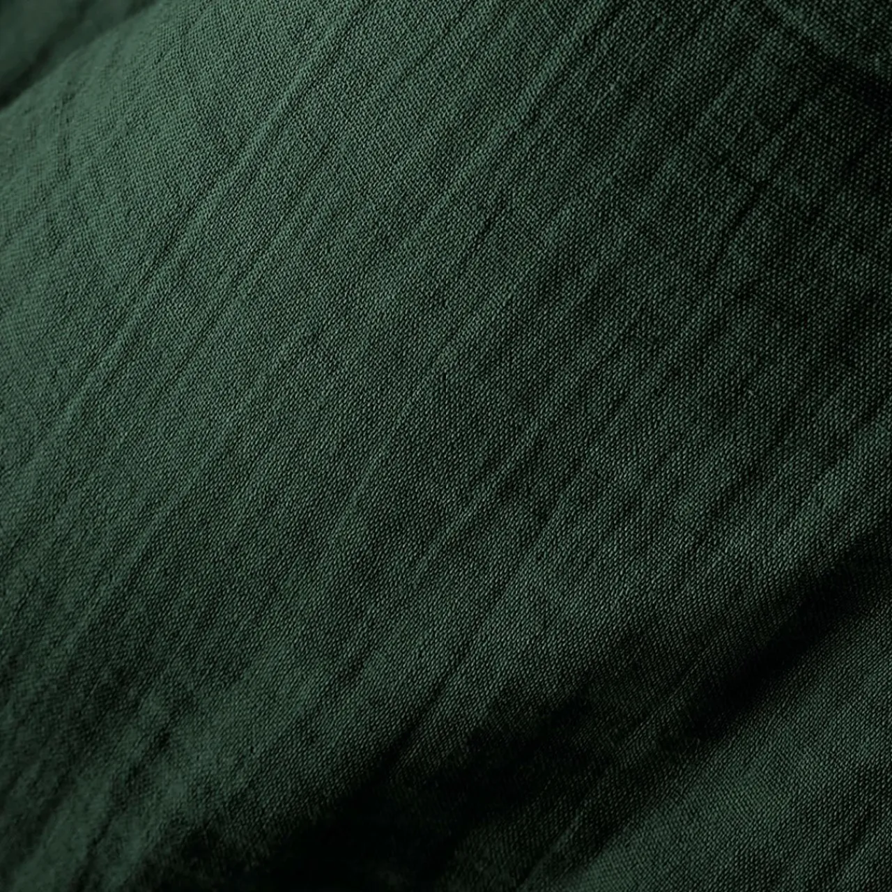 EMINZA Édredon gaze de coton (150 x 150 cm) Gaïa Vert sapin Clearance
