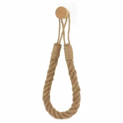 TENDANCE Dérouleur de papier - porte serviette adhésif Easy Chic Corde Naturel Clearance