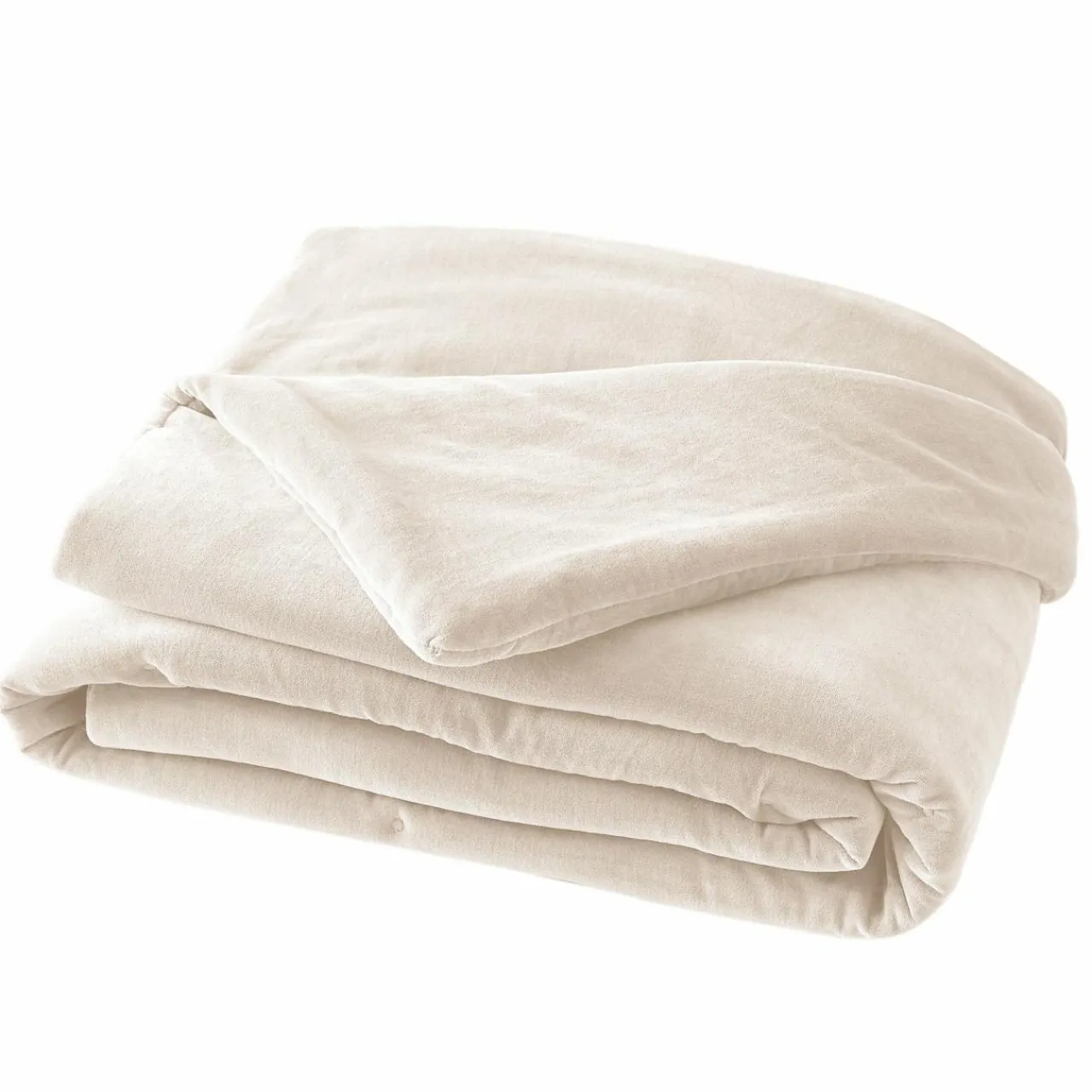 EMINZA Edredon velours de coton (90 x 200 cm) Victor pampa Beige Sale
