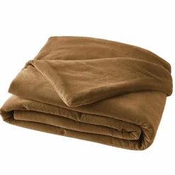 EMINZA Edredon velours de coton (90 x 200 cm) Victor Camel Discount