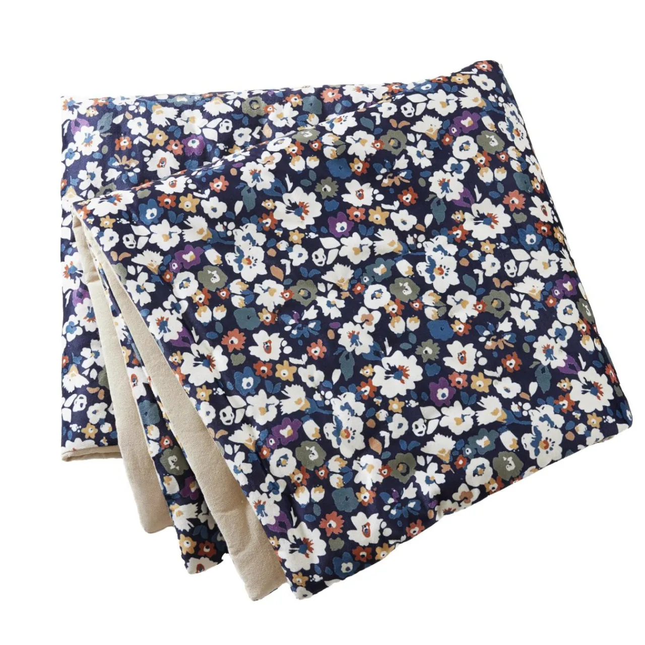EMINZA Edredon velours (90 x 220 cm) Dolores Bleu Clearance