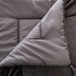ATMOSPHERA Edredon velours (80 x 180 cm) Slow Gris Online