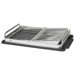 5 Five Simply Smart Egouttoir de cuisine pliant en aluminium (44 x 31 cm) Splash Gris New