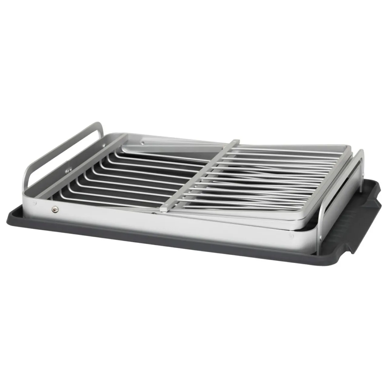 5 Five Simply Smart Egouttoir de cuisine pliant en aluminium (44 x 31 cm) Splash Gris New