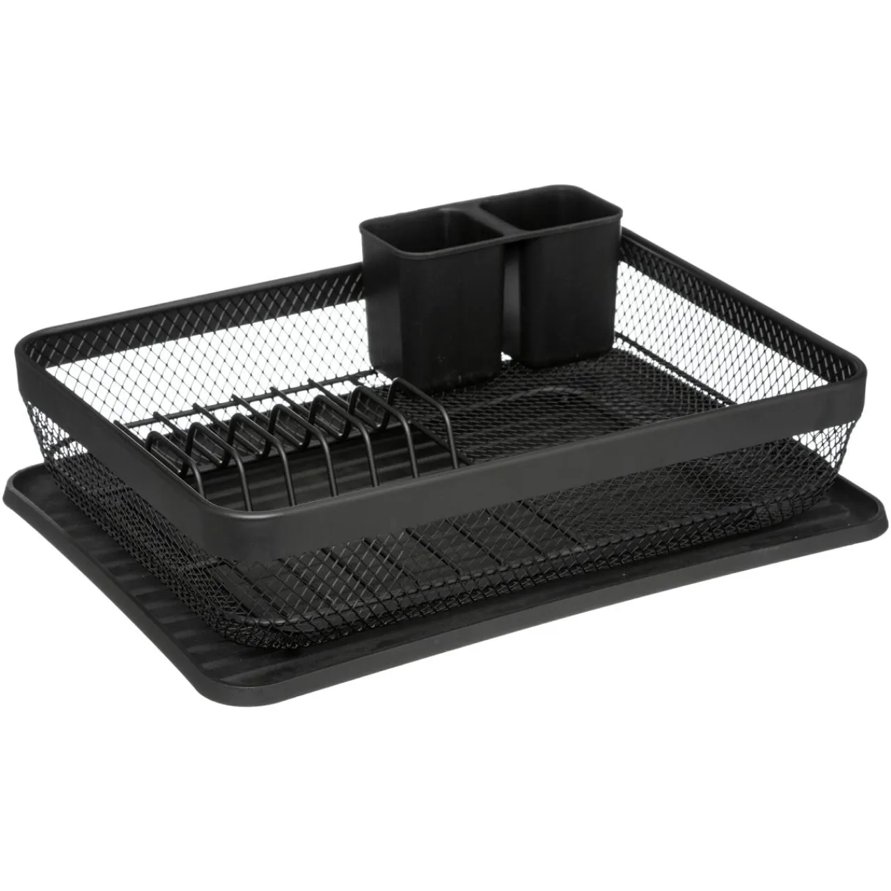 ATMOSPHERA Egouttoir vaisselle en métal (43 x H13 cm) Mayaj Noir Outlet