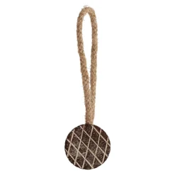 LUANCE Embrasse rideau bois Africa Marron