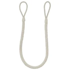 LUANCE Embrasse rideau (80 cm) Pearl he Blanc New