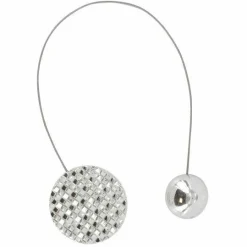 LUANCE Embrasse rideau Newport Chrome Gris Outlet