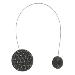 LUANCE Embrasse rideau Newport Noire Argent Outlet